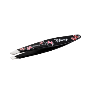 Black Mini Slant Tweezer with Minnie heads and pink bows