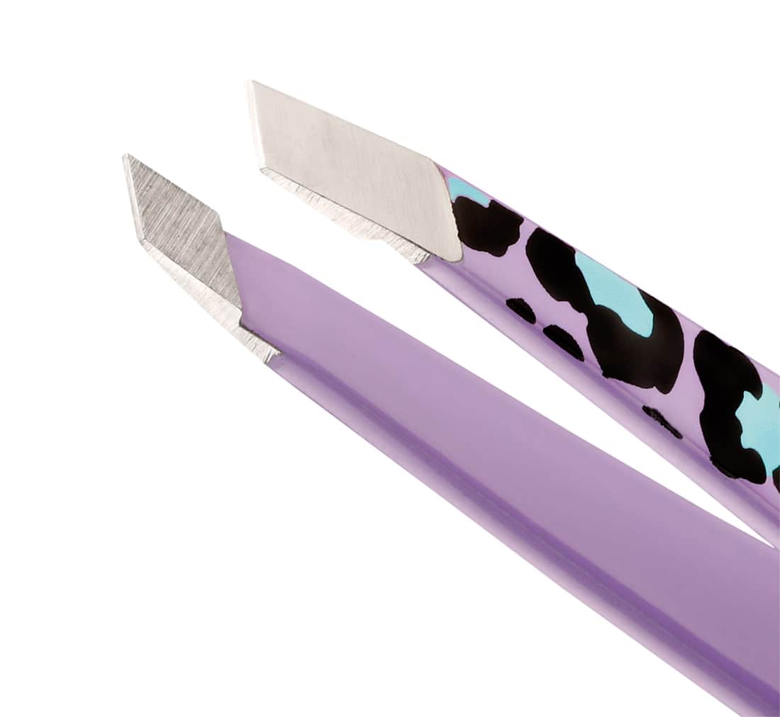 Leopard Print Slant Tweezer