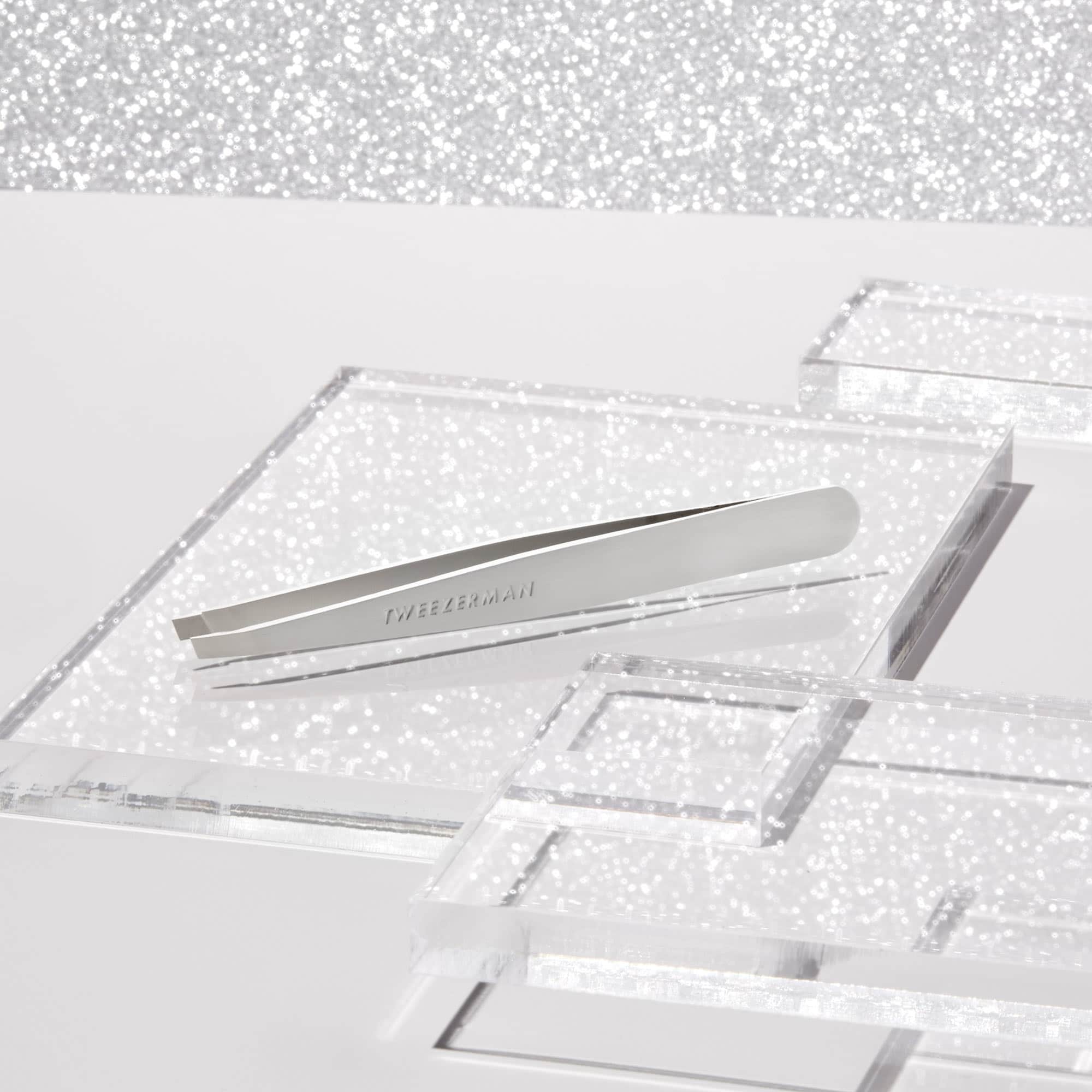 Tweezerman Limited Edition Platinum Slant Tweezer