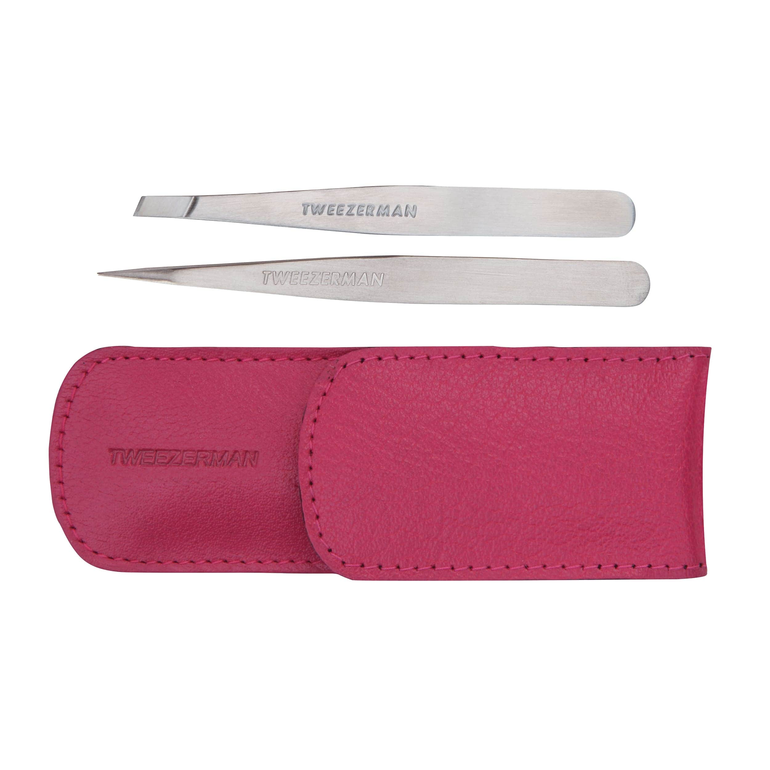 Tweezerman UK - Petite Tweeze Set with Pink Case